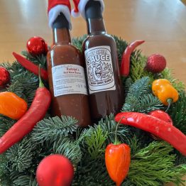 Rudolph's Red Nose Burner - Chili Soße mit Habanero Chili 250ml