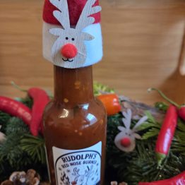 Rudolph's Red Nose Burner - Chili Soße mit Habanero Chili 250ml